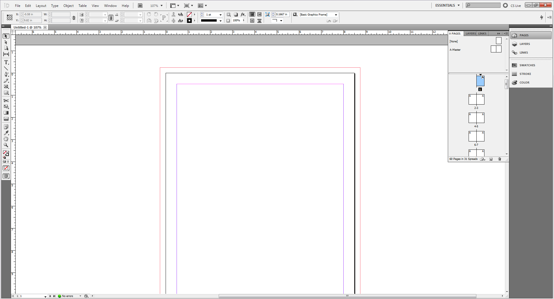 Indesign CS5 Tutorial: Pages