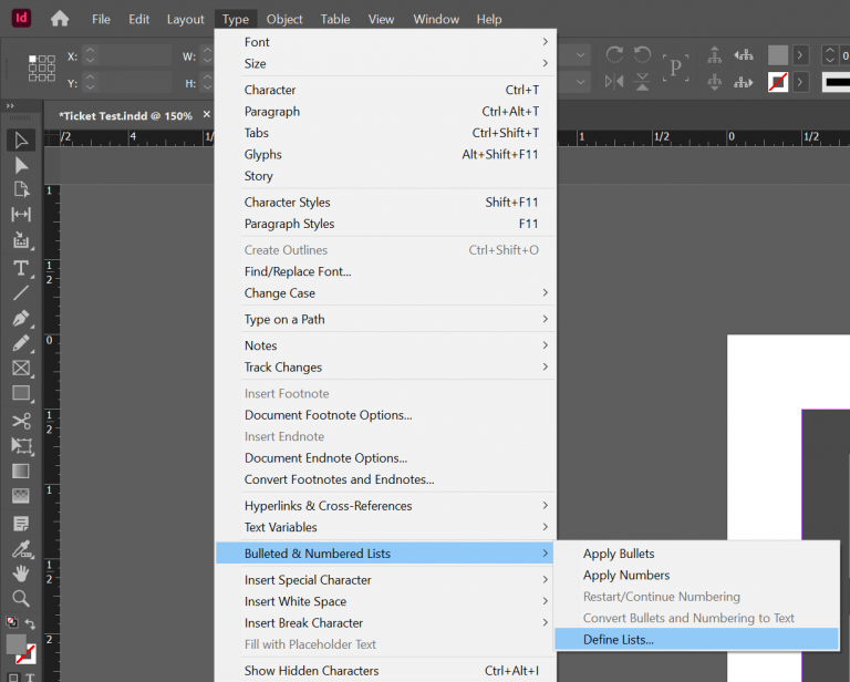 How To Create Numbered Tickets InDesign: Method 2 – Pixellucy