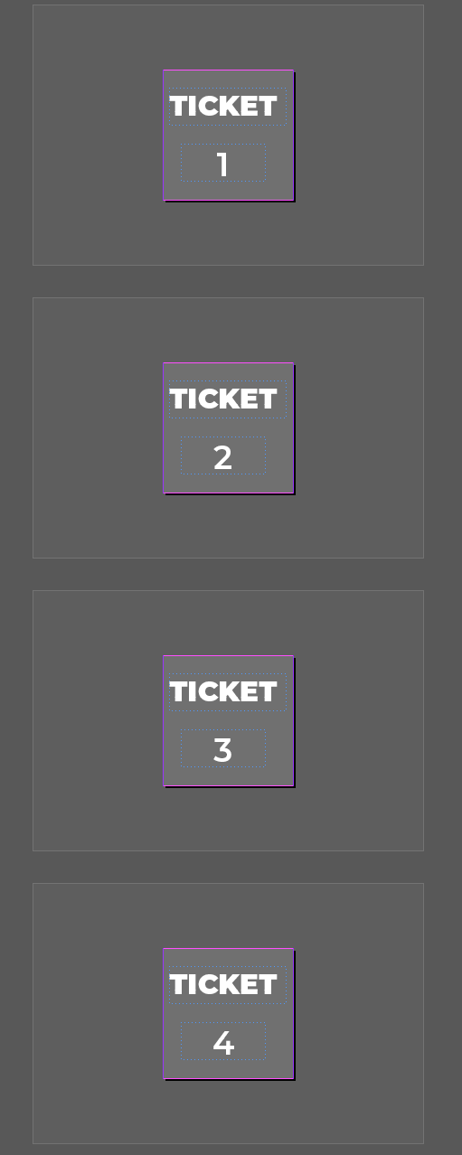 How To Create Numbered Tickets InDesign: Method 1